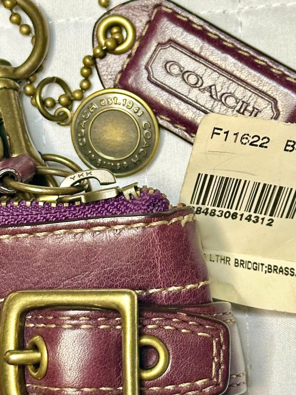 Coach Legacy Bridget Limited Ed 65th Anniv Purple Leather Shoulder Bag 11622 NWT - Picture 16 of 16